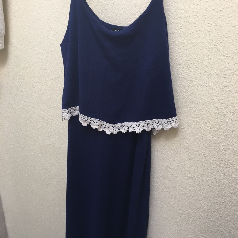 Blue maxi dress